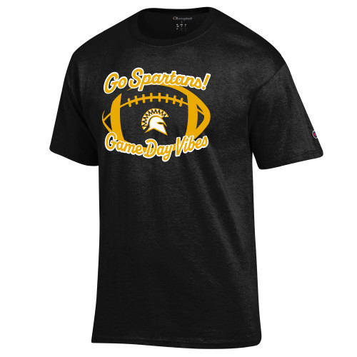  Champion Black T Shirt - STAC - Game Day Vibes