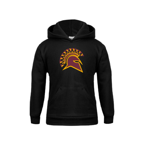  Youth Black Fleece Hoodie - Official Logo