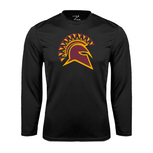  Black Performance Long Sleeve Shirt - Official Logo