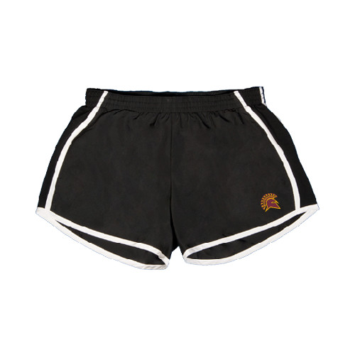  Womens Black/White Team Short - Official Logo