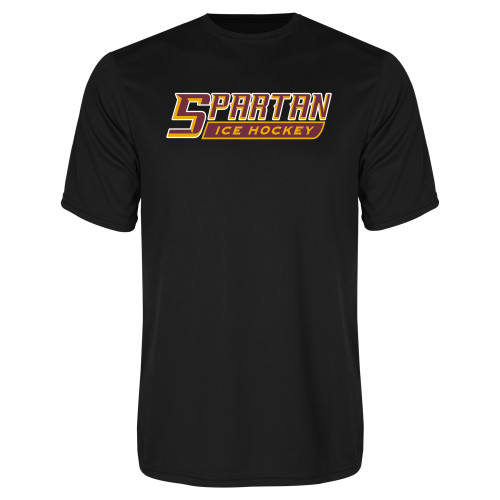  Black Performance Tee - Ice Hockey