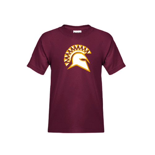  Youth Maroon T Shirt - Official Logo