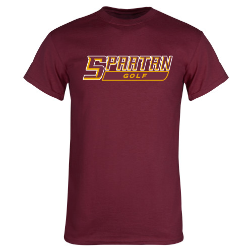  Maroon T Shirt - Golf