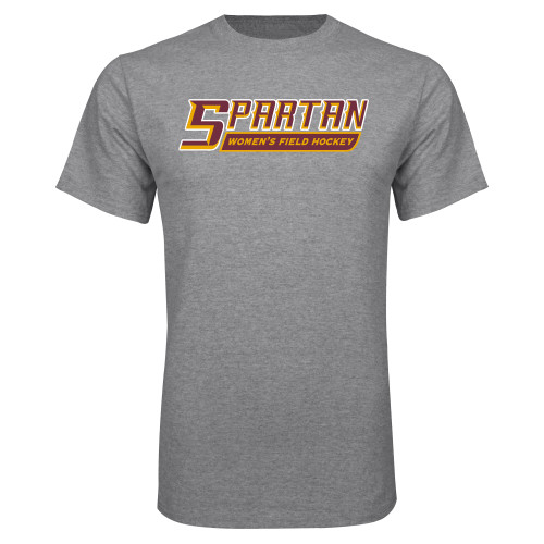  Grey T Shirt - Womens Field Hockey - Spartans