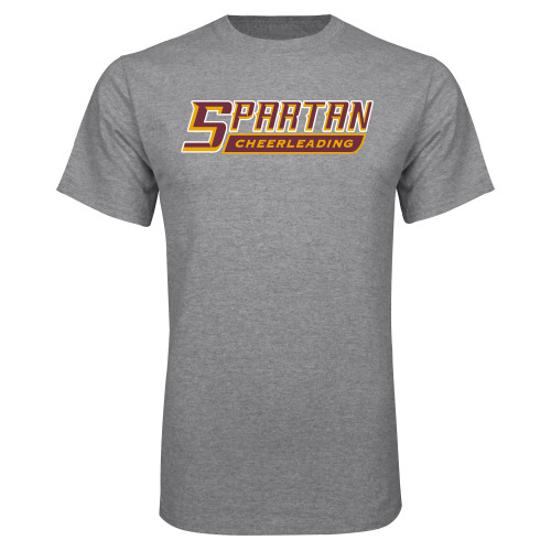  Grey T Shirt - Cheerleading - Spartans