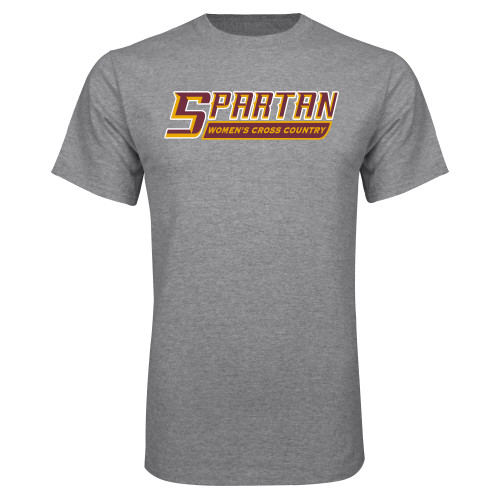  Grey T Shirt - Womens Cross Country - Spartans