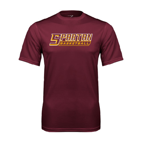  Maroon Performance Tee - Basketball