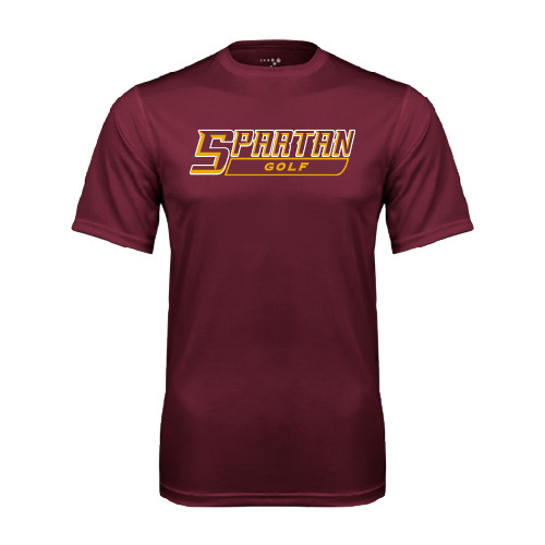  Maroon Performance Tee - Golf