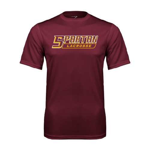  Maroon Performance Tee - Lacrosse