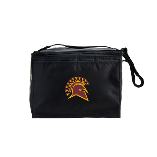  Six Pack Black Cooler - Official Logo