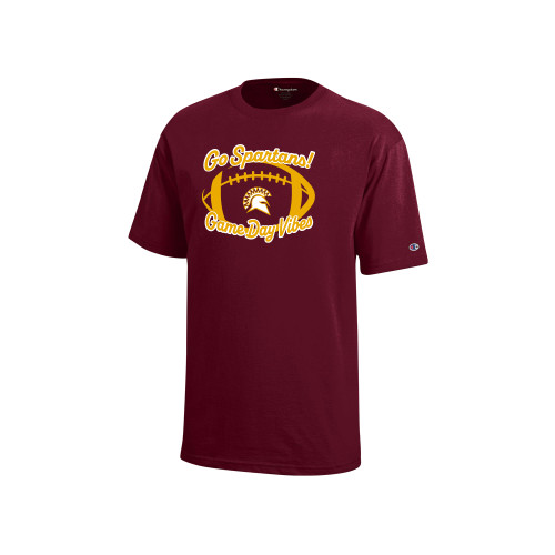  Champion Youth Maroon Short Sleeve Tee - STAC - Game Day Vibes