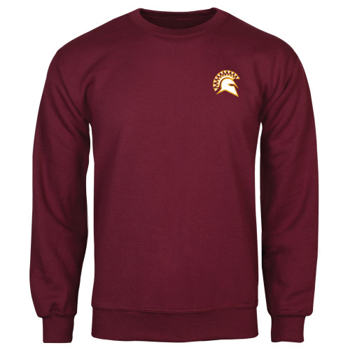  Maroon Fleece Crew - Official Logo