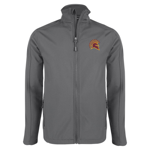  Charcoal Softshell Jacket - Official Logo