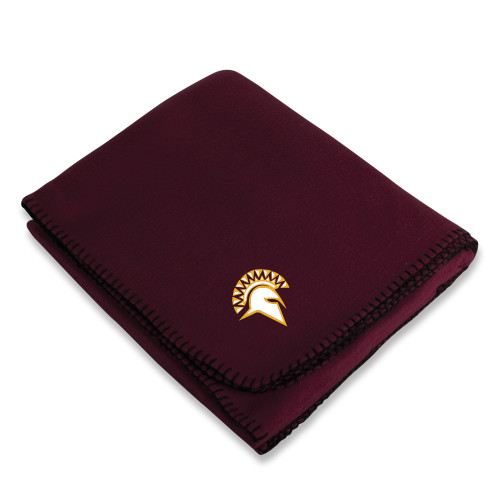  Maroon Arctic Fleece Blanket - Official Logo