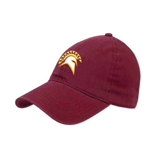  Maroon Unstructured Adjustable Low Profile Hat - Official Logo