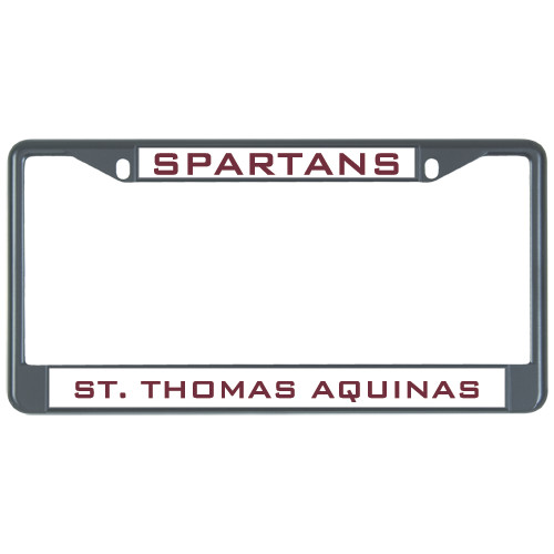  Metal License Plate Frame in Black - Mascot