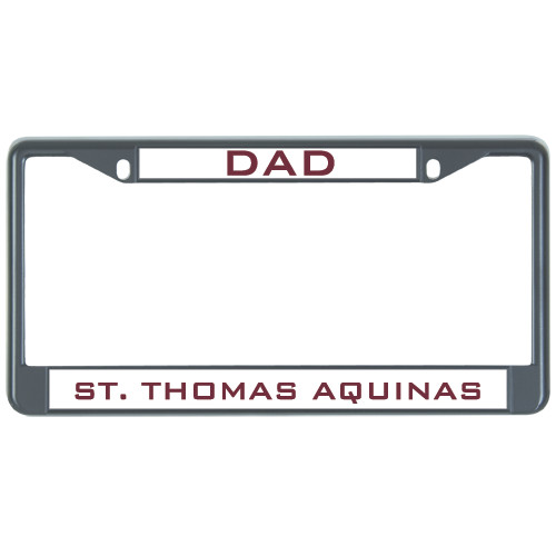  Dad Metal License Plate Frame in Black - Dad