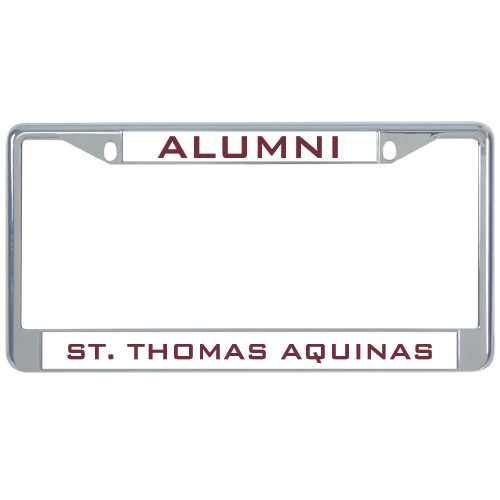  Alumni Metal License Plate Frame in Chrome - Alumni