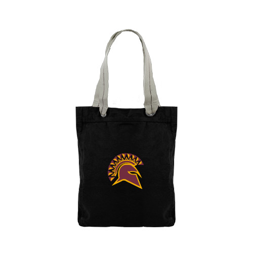  Allie Black Canvas Tote - Official Logo
