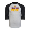 Thumbnail image for  White/Black Raglan Baseball T Shirt