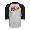 Thumbnail image for  White/Black Raglan Baseball T Shirt