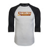 Thumbnail image for  White/Black Raglan Baseball T Shirt