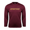 Thumbnail image for  Maroon Performance Long Sleeve Shirt