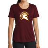 Thumbnail image for  Womens Maroon Performance Short Sleeve Tee
