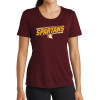 Thumbnail image for  Womens Maroon Performance Short Sleeve Tee