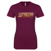 Thumbnail image for  Next Level Womens Maroon Boyfriend Tee