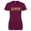 Thumbnail image for  Next Level Womens Maroon Boyfriend Tee