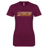 Thumbnail image for  Next Level Womens Maroon Boyfriend Tee