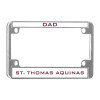 Thumbnail image for  Metal Motorcycle License Plate Frame in Chrome