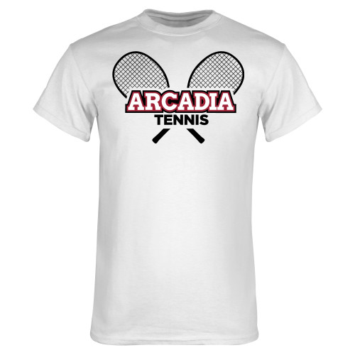  White T Shirt - Arcadia University Tennis