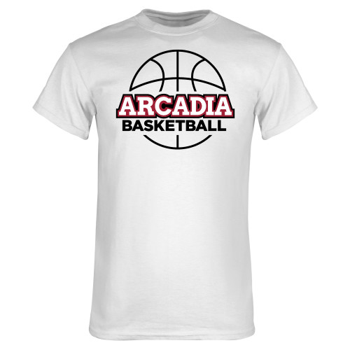  White T Shirt - Arcadia University Basketball