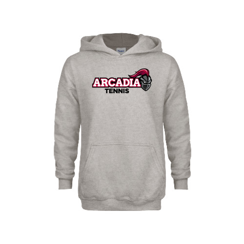  Youth Grey Fleece Hood - Tennis