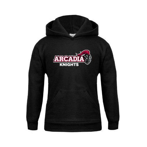  Youth Black Fleece Hoodie - Official Logo