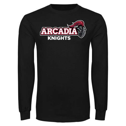  Black Long Sleeve T Shirt - Official Logo