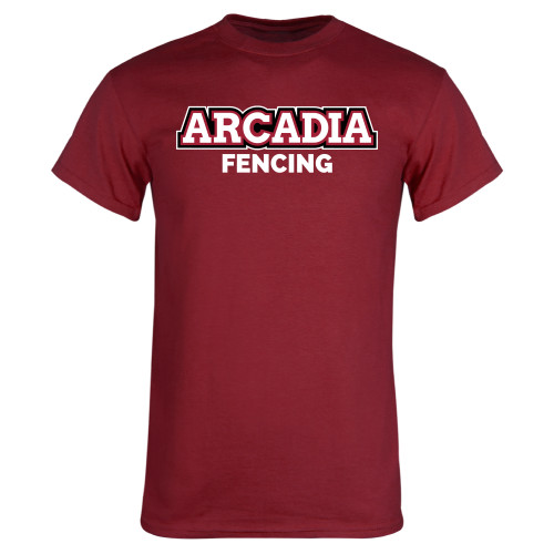  Cardinal T Shirt - Fencing Wordmark