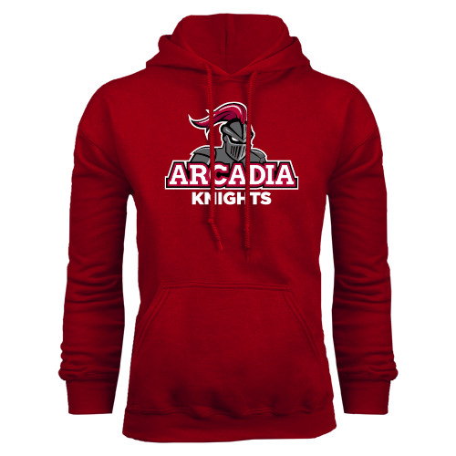  Cardinal Fleece Hoodie - Arcadia Knights Stacked