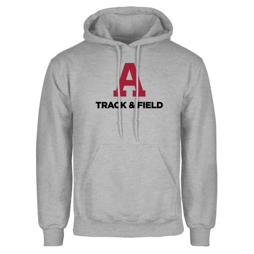  Grey Fleece Hoodie - Arcadia Track and Field