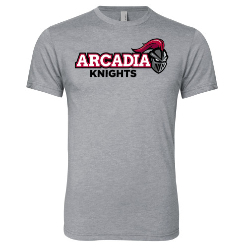  Next Level Heather Grey Triblend Tee - Official Logo