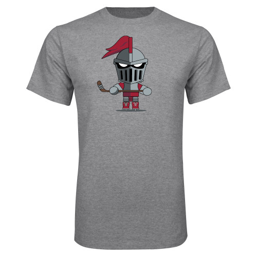  Grey T Shirt - Arcadia Mini Knight Ice Hockey