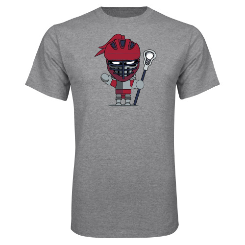  Grey T Shirt - Arcadia Mini Knight Lacrosse