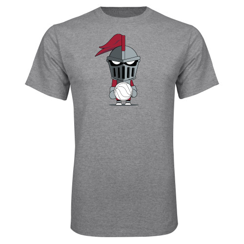  Grey T Shirt - Arcadia Mini Knight Volleyball