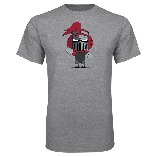  Grey T Shirt - Arcadia Mini Knight Wrestling