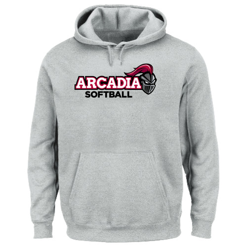  Extended Heather Grey Hoodie - Softball