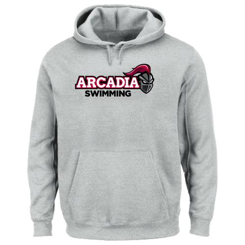  Extended Heather Grey Hoodie - Swimming