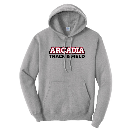  Tall Athletic Heather Fleece Hoodie - Track and Field Word Mark