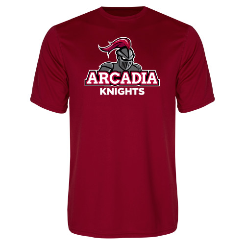  Cardinal Performance Tee - Arcadia Knights Stacked